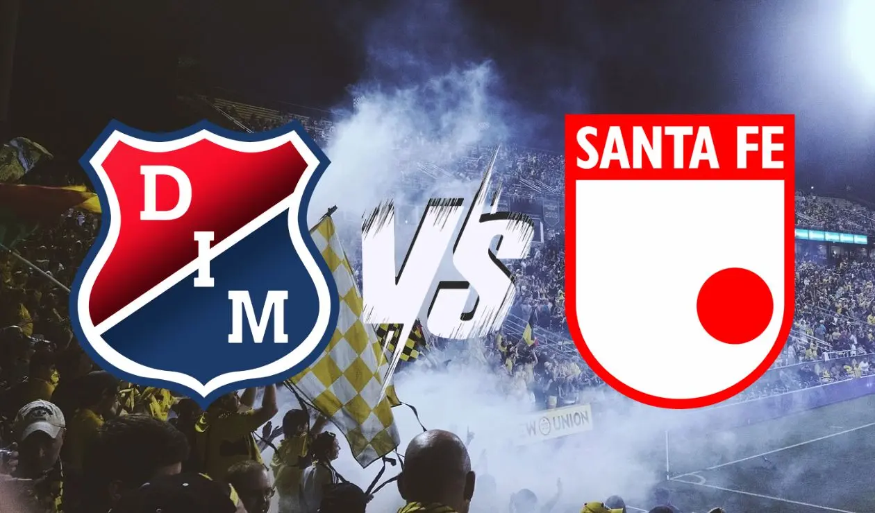 Medellín vs Santa Fe DONDE VER EN VIV⚽️ - Liga Betplay Dimayor 2025