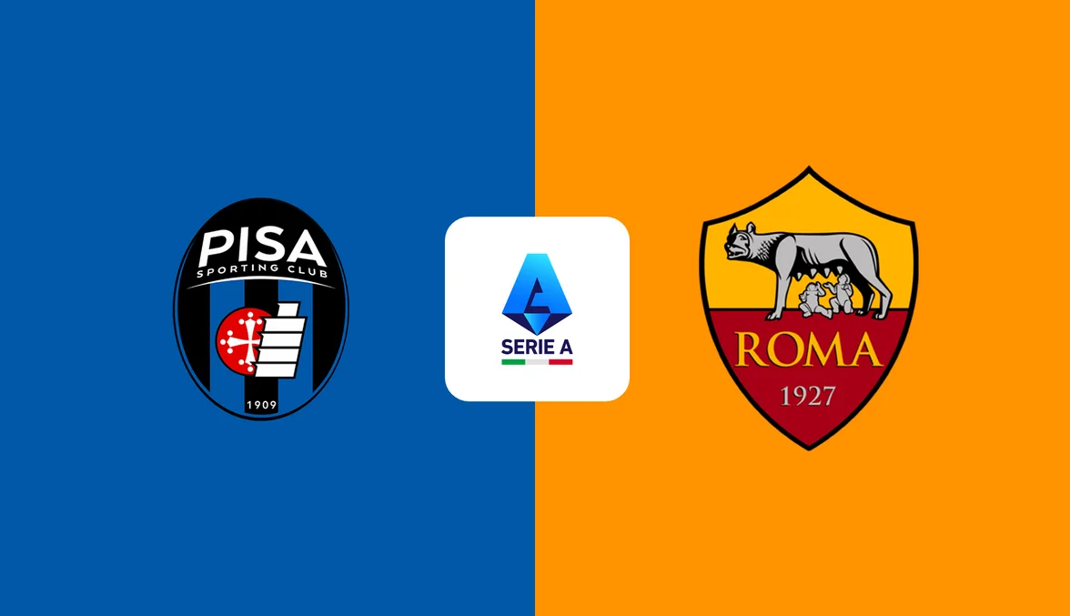 Pisa vs Roma DONDE VER EN VIV⚽️ - Serie A 2025