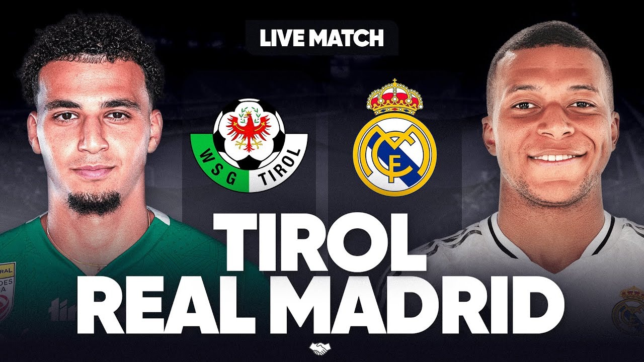 Tirol vs Real Madrid DONDE VER EN VIV⚽️ - Amistoso de Clubes 2025