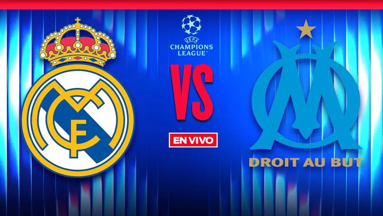 Real Madrid vs Marsella DONDE VER EN VIV⚽️ - Champions League 2025
