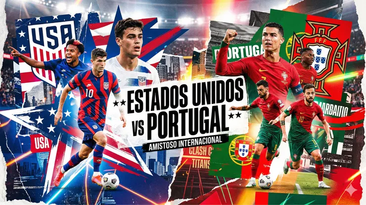 Estados Unidos vs Portugal DONDE VER EN VIV⚽️ ONLINE - Amistoso Internacional 2026