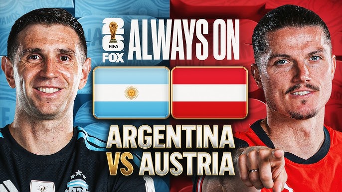 Argentina vs Austria DONDE VER EN VIV⚽️ ONLINE - Mundial 2026