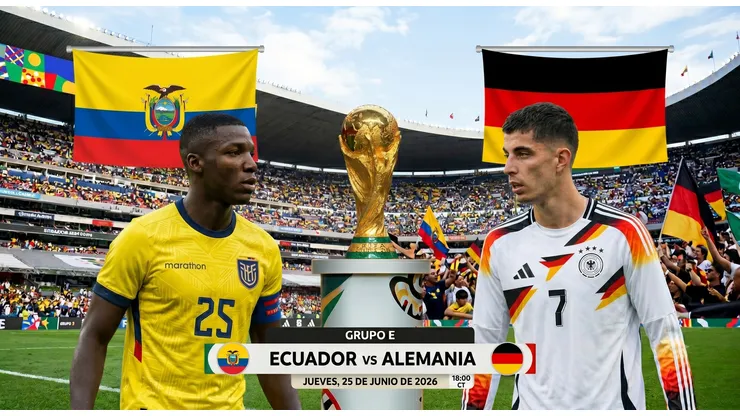 Ecuador vs Alemania DONDE VER EN VIV⚽️ ONLINE - Mundial 2026
