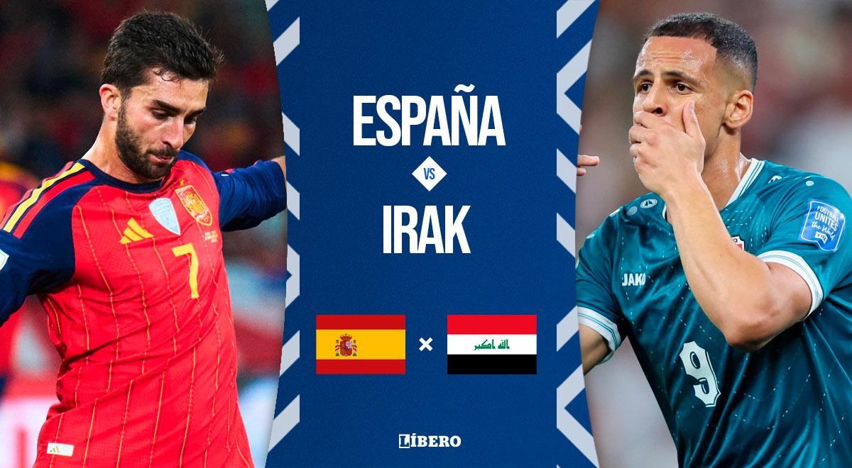España vs Irak DONDE VER EN VIV⚽️ ONLINE - Amistoso Internacional 2026