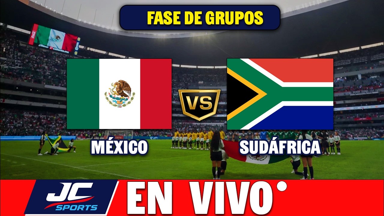 México vs Sudáfrica DONDE VER EN VIV⚽️ ONLINE - Mundial 2026